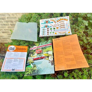 Vintage LGB 1983 Ernst Paul Lehmann Manual, Instruction Booklet, & Decal Sheet